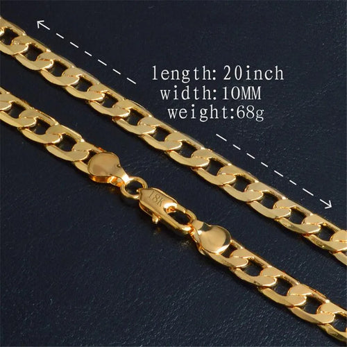 18K Gold Cuban Link Chain